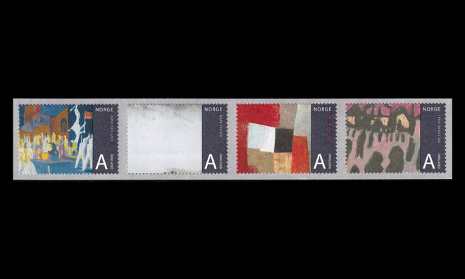 Norja 1665-8 ** Maalauksia (2008)