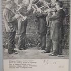 Herrahenkilöt soittavat leidille serenadia, p. 1905 - pikkukuva 1