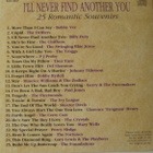 I'll Never Find Another You • 25 Romantic Souvenirs CD - pikkukuva 2