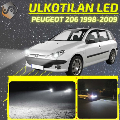 206 1998-2009 Ulkoiset LED -valot