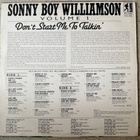 [LP] SONNY BOY WILLIAMSON: DON’T START ME TO TALKIN’ (VOL.1) - pikkukuva 2