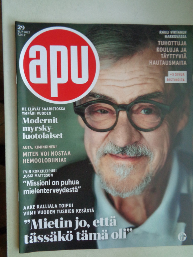 Apu lehti Nro 29/2022 (29.7)