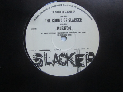 Slacker: The Sound Of Slacker EP 12" single 2001 House
