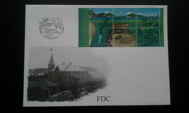 FDC Suomenlahti 15.4.2002 LaPe 1614-1618 V56