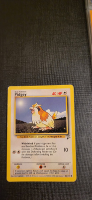 Pidgey #86 Base Set 2 common Pokemon CCG card