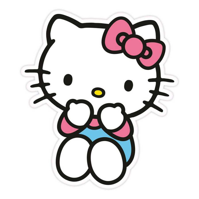 HELLO KITTY BLUE PANTS 36 CM PILLOW	(57 102)	tyyny
