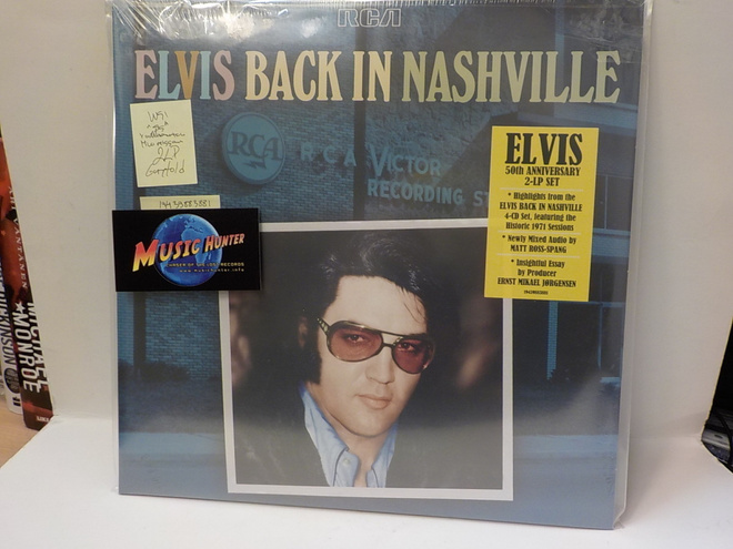 ELVIS PRESLEY - ELVIS BACK IN NASHVILLE UUSI "SS" 2LP