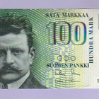 100 mk v.1986 Litt. A P-119 AUNC (Sorsa-Mäkinen) - pikkukuva 1