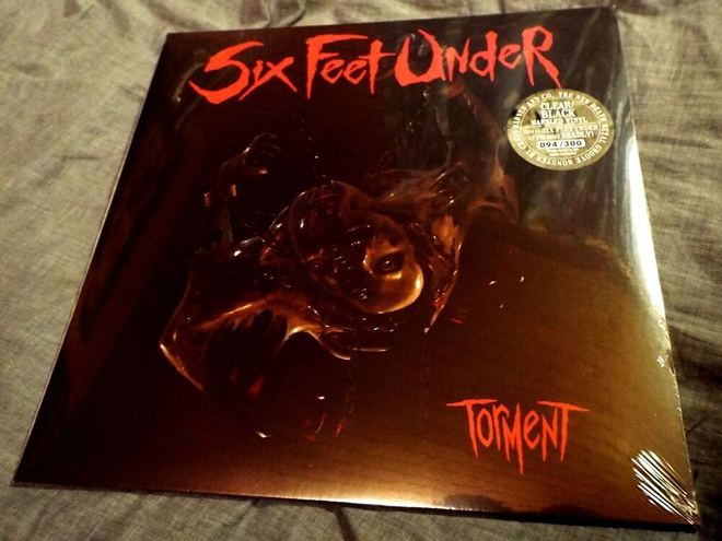 SIX FEET UNDER Torment LP 2017 UUSI*MINT ltd 300 clear/black