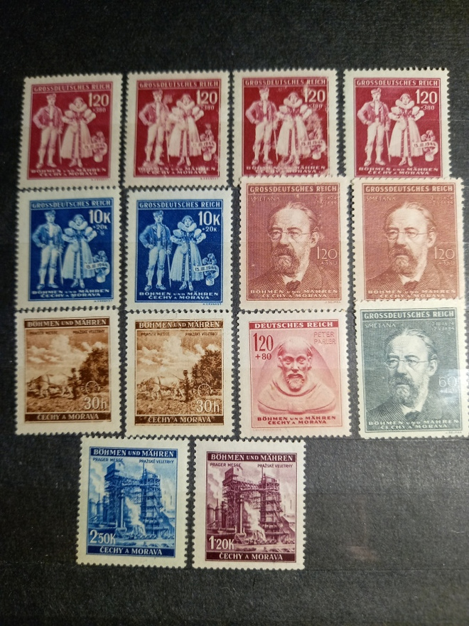 DEUTSCHES REICH Böhmen & Mähren 14kpl **