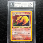1999 Pokemon Jungle 1st Edition #3 Flareon HOLO R (BGS 8,5) - pikkukuva 1