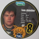 Teemu Jääskeläinen Ilves pyöreä kiekkojuustokortti - pikkukuva 1