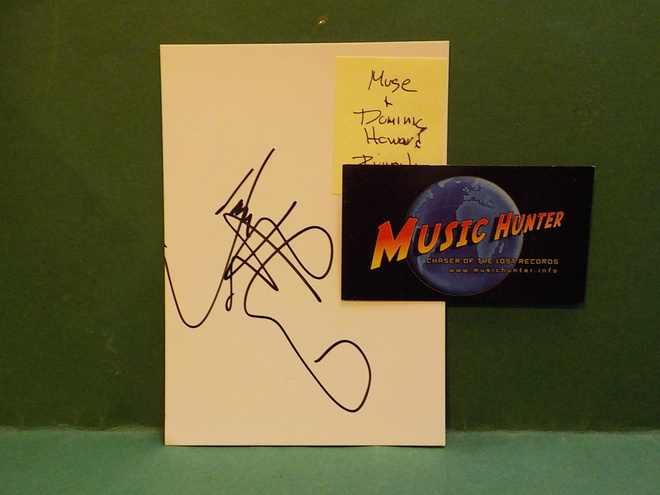 MUSE - DOMINIC HOWARDIN NIMIKIRJOITUS