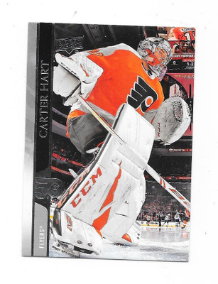 2022-23 Upper Deck #134 Carter Hart Philadelphia Flyers MV