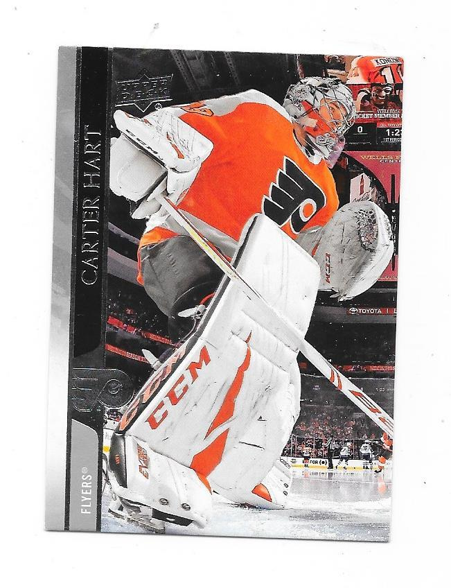 2022-23 Upper Deck #134 Carter Hart Philadelphia Flyers MV