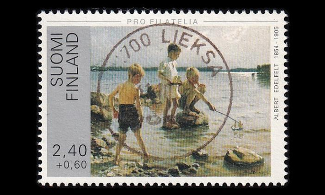 1284 o Pro Filatelia kaunis Lieksa (1995)