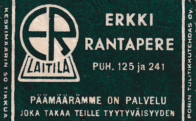 Laitila. Erkki Rantapere .  s103