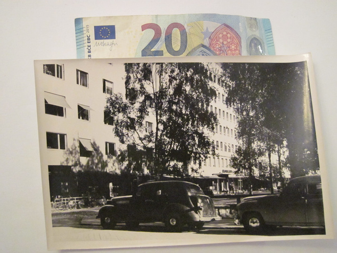 Postikortin Alkup. Valokuva Mikä Paikkakunta? 1950-l