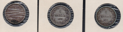 1874 1 markka 3kpl