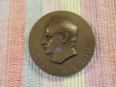 Artturi Käpy mitali 1921-1936./Mauno Oittinen 1936.