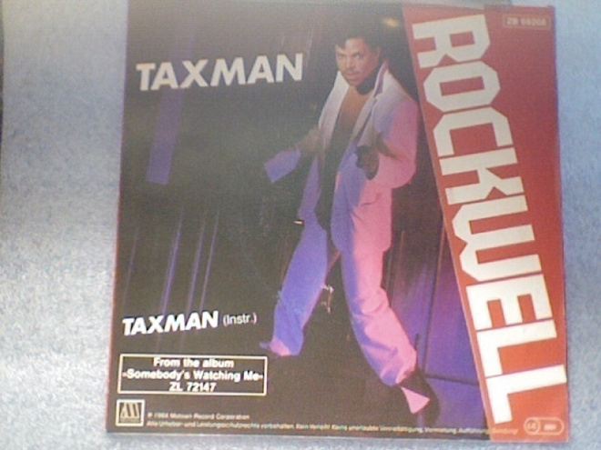 ROCKWELL  ::  TAXMAN  ::  VINYYLI  7"    1984