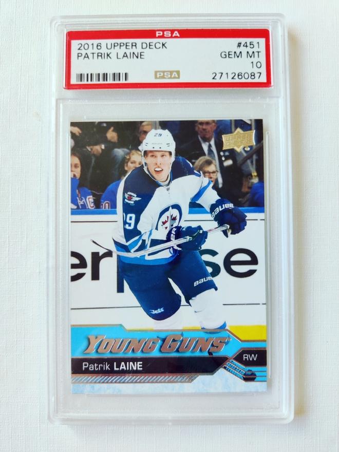 Patrik Laine - 16-17 UD Young Guns PSA 10