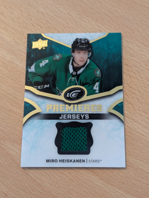 2018-19 UD Ice Miro Heiskanen Premieres Rookie Jersey