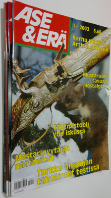 Ase & erä 2003 vuosikerta : 1 ; 3-4 ; 7-8