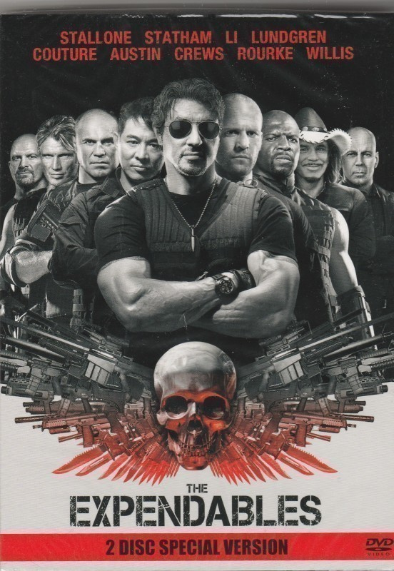 DVD; The EXPENDABLES ( 2-LEVYÄ) , Uusi