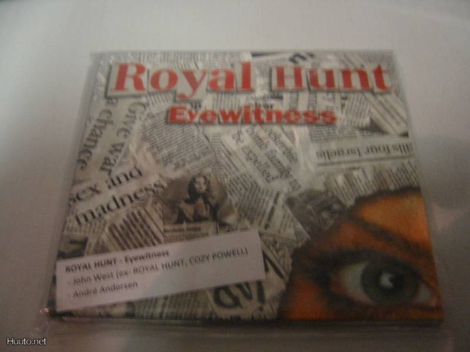 ROYAL HUNT - EYEWITNESS CD KAHDELLA NIMMARILLA