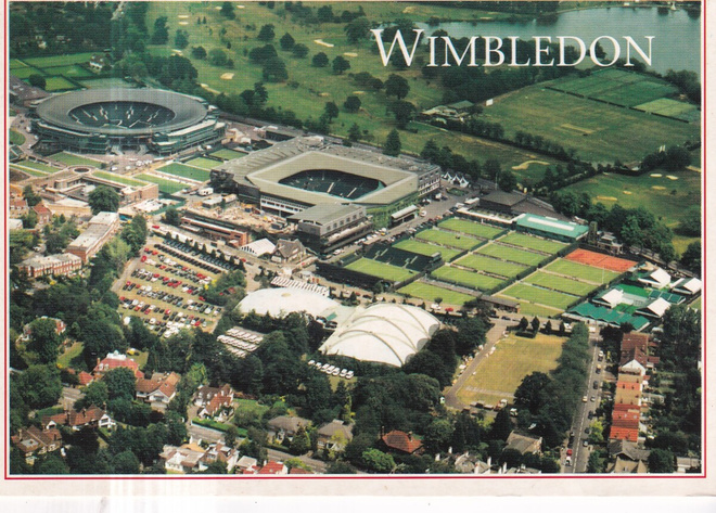 Englanti, Wimbledon. ilmakuvakortti ,   e227