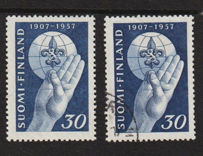 1957 Partio merkit leimattu ja leimaamaton**