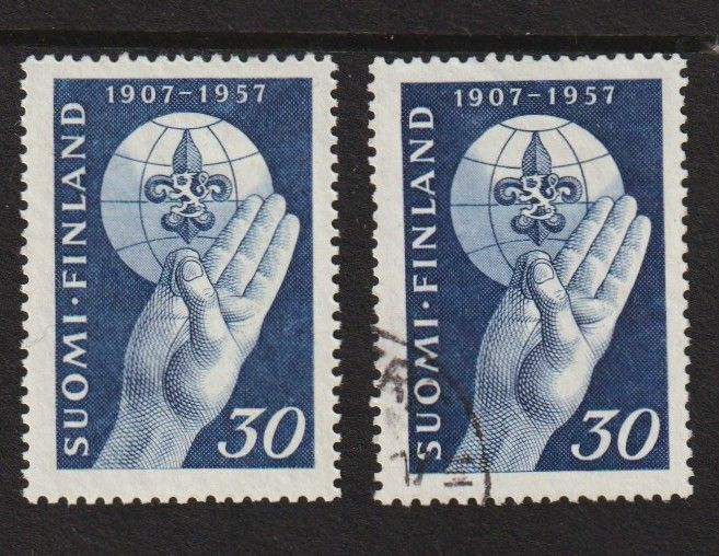 1957 Partio merkit leimattu ja leimaamaton**