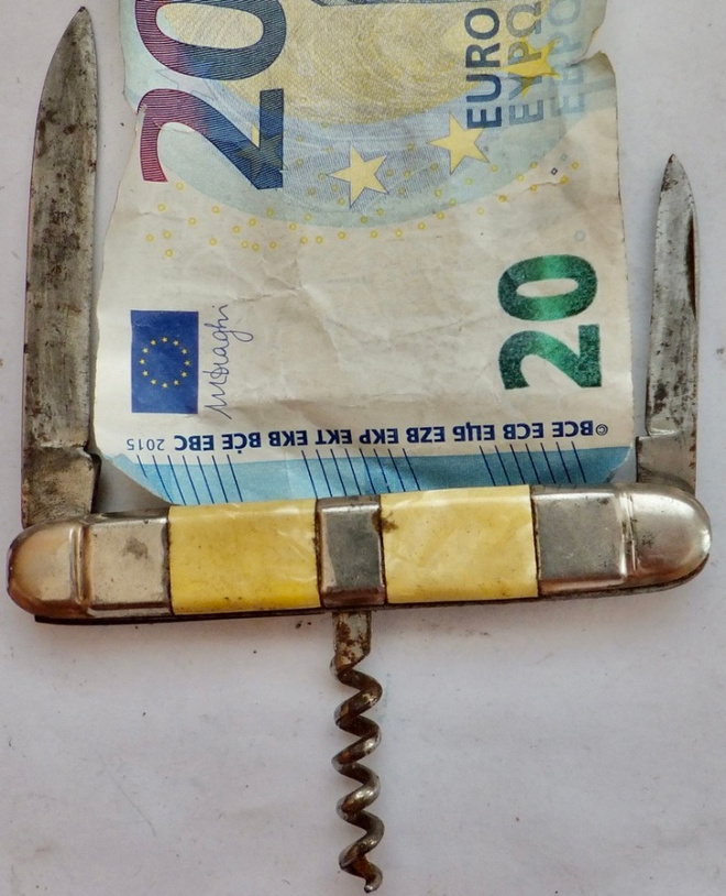 VANHA Linkkuveitsi Linkkari Solingen Saksa Kaunis