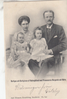 Hertigen och Hertiginnan af Västergötland, Prinsessor,   a50