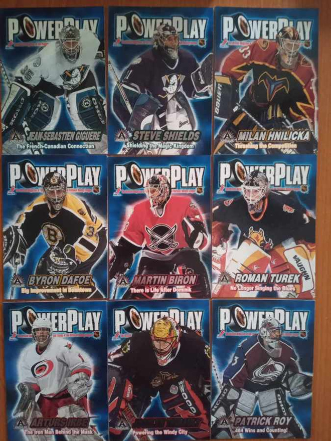 2001-02 Adrenaline Powerplay erkkarisetti 1-36