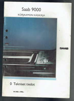 Saab 9000 Korjaamon käsikirja