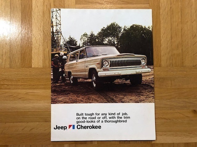 Esite Jeep Cherokee SJ 1970-luvulta