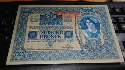 Austria Itävalta 1000 Kronen 1902 P60 XF-aUNC