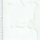 * EF - BK 5124, pukki ratsastaa, 16,5x11,5 cm, UUSI * - pikkukuva 2