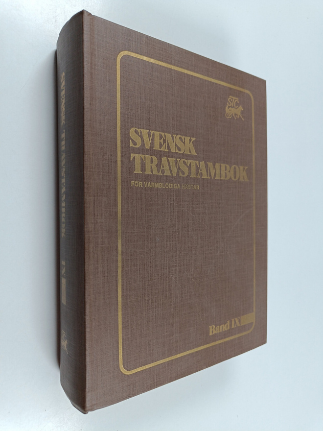 Svensk travstambok för varmblodiga hästar, band IX