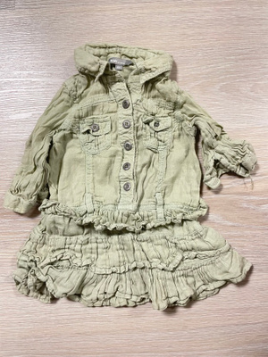 Lindex Kids Mekko Khaki koossa 86cm
