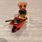 LEGO  FABULAND     325-2  PERCY PIG'S WHEELBARROW - pikkukuva 1