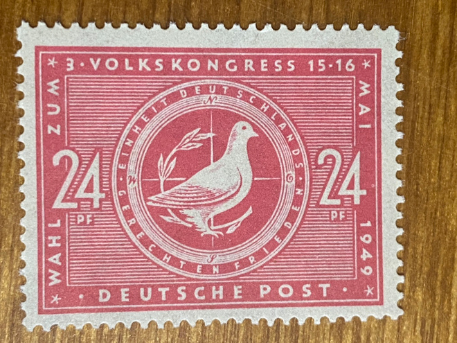 SAKSA 1948 NEUVOSTOLIITTO SEKTORI MERKKI**