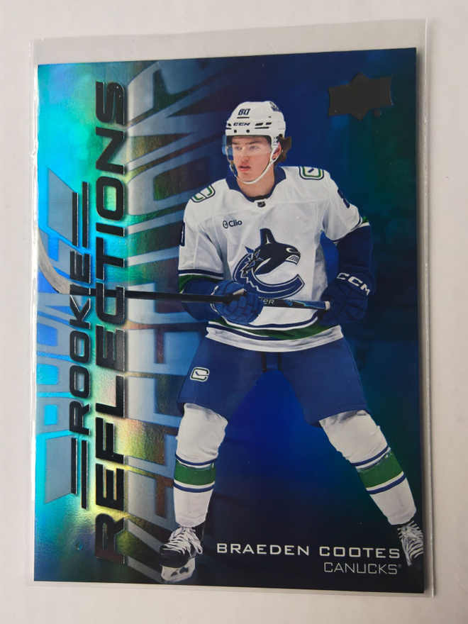 Braeden Cootes 2025-26 UD Extended Rookie Reflections