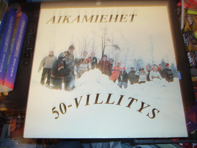 LP  : Aikamiehet : 50-Villitys ( 10 kpl signeerausta )