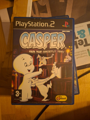 PS2 Casper and the Ghostly Trio + kotelo ja ohjeet