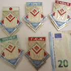 5 VANHAA Merkkiä CCCP Olympia Isot UPEAT Viralliset 1976 - pikkukuva 1