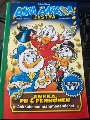 Aku Ankka Ekstra 243 (11/2006) Mammonamiehet
