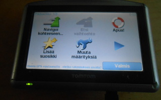 TomTom ONE XL  + Autolaturi, USB johto ja muistikortti.